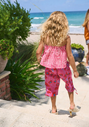 Kids Remy Mini Skirt | Cotton Cambric Coniglio Palm Beach