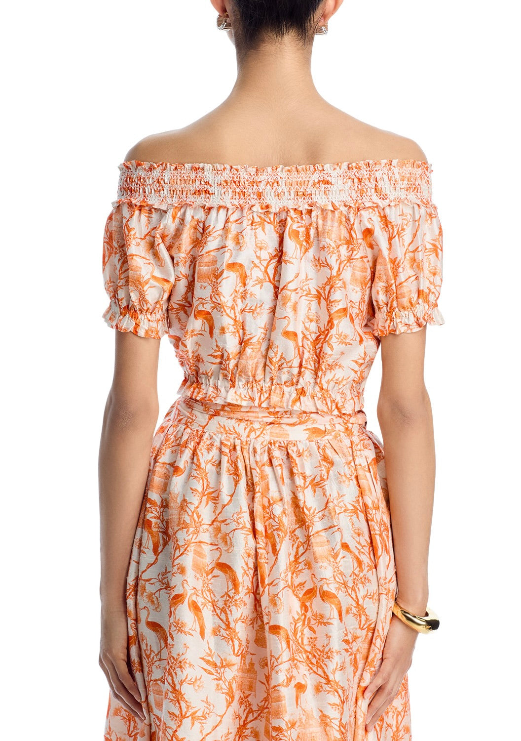 Angler Crop Top | Silk Dupioni