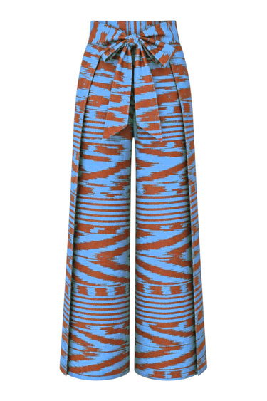Two Panel Wrap Pant | Silk Dupioni