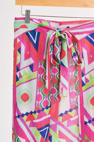 Two Panel Wrap Pant | Crinkle Cotton Coniglio Palm Beach