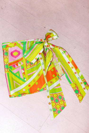 Mini Wrap Skirt | Silk Dupioni Coniglio Palm Beach