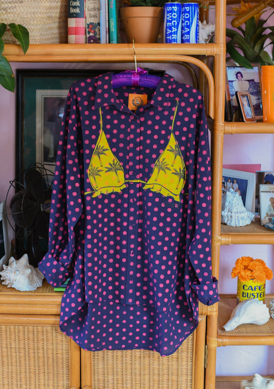 Business Casual | Classic Button Down with Screen Printing
