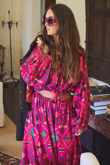 Sailfish Blouse | Cotton Poplin Coniglio Palm Beach