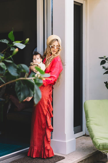 Ruffle Power Pareo™ | Silk Dupioni