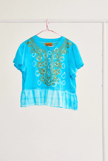 Manalapan Top | Cotton Cambric Coniglio Palm Beach