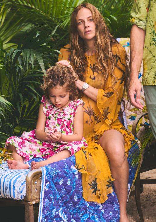 Marjorie Maxi Caftan | Viscose Chiffon
