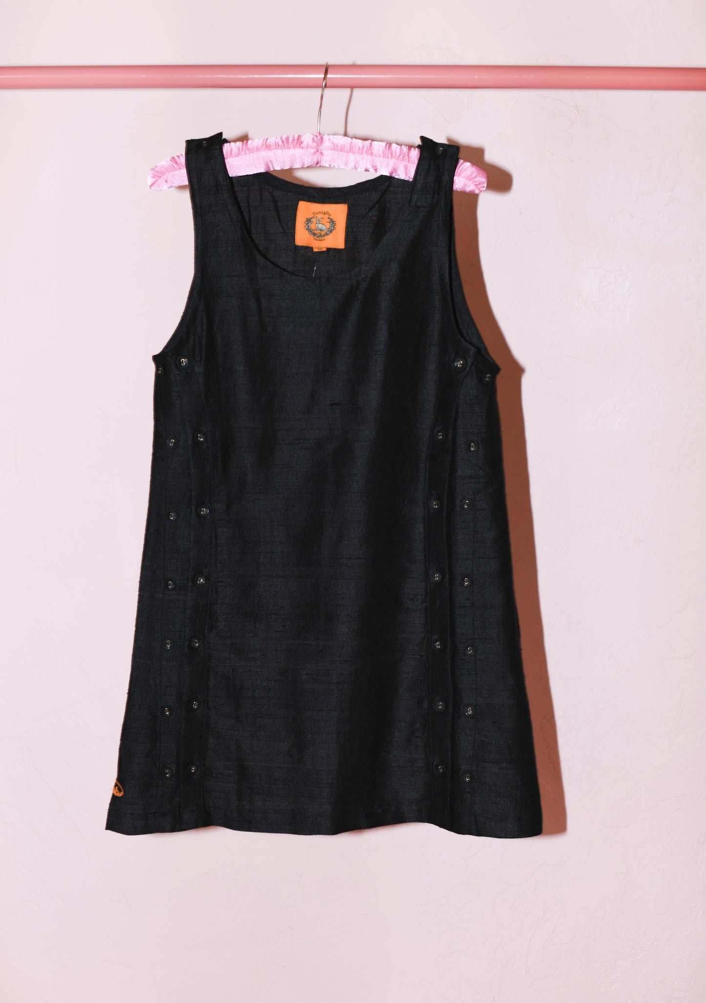 Palmo Mini Dress | Silk Dupioni