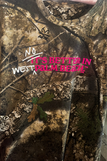 It's Better in WPB | Camo Cotton Jersey Coniglio Palm Beach