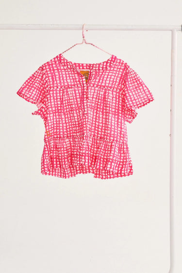 Manalapan Top | Cotton Voile Coniglio Palm Beach