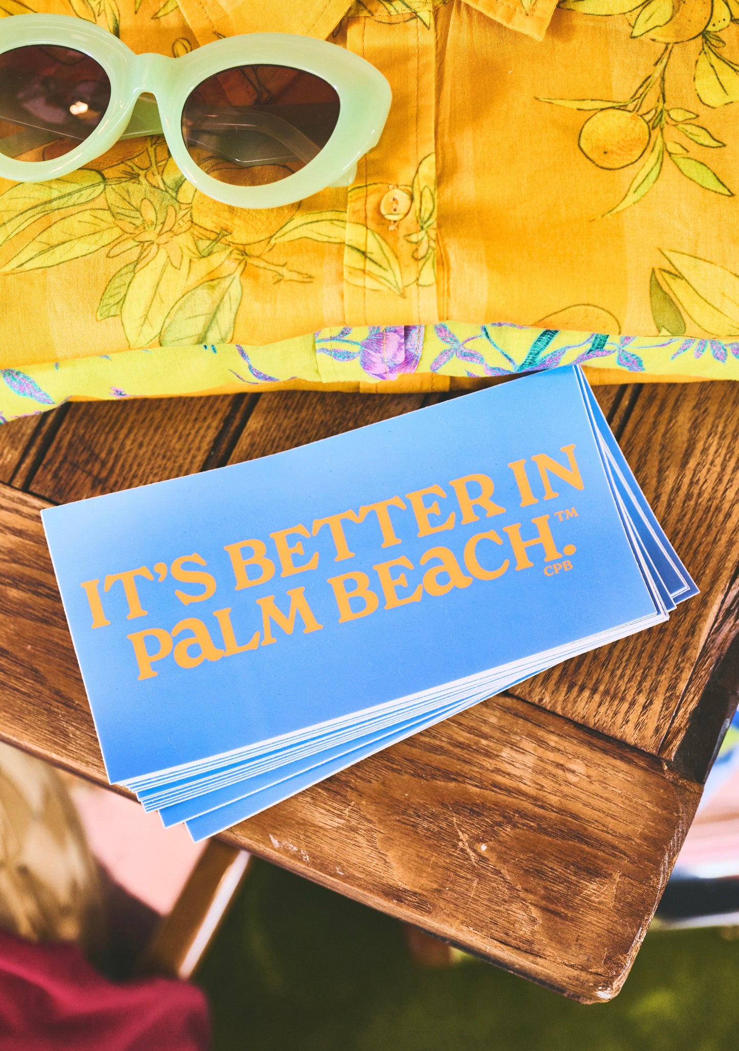 It's Better in Palm Beach Bumper Sticker