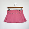 Flagpole Snap Micro Mini Skirt | Velour Terry Coniglio Palm Beach