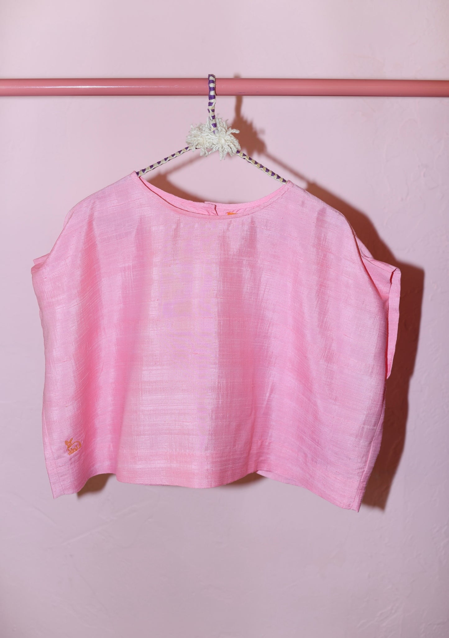 Eve Crop Top | Silk Dupioni