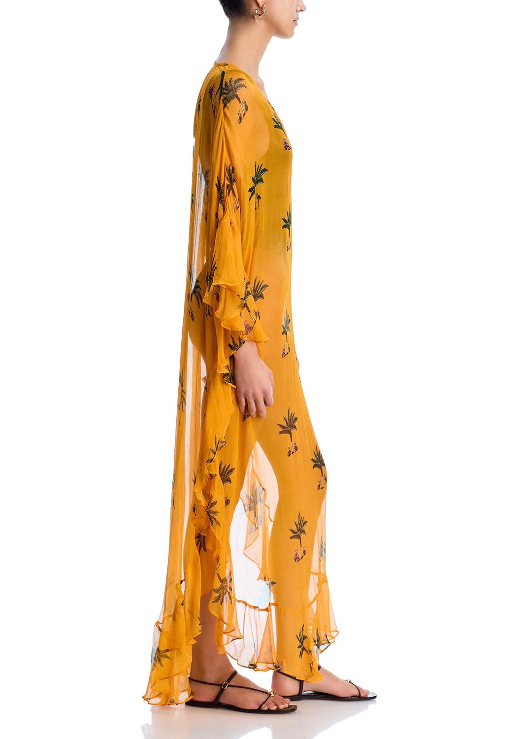 Marjorie Maxi Caftan | Viscose Chiffon