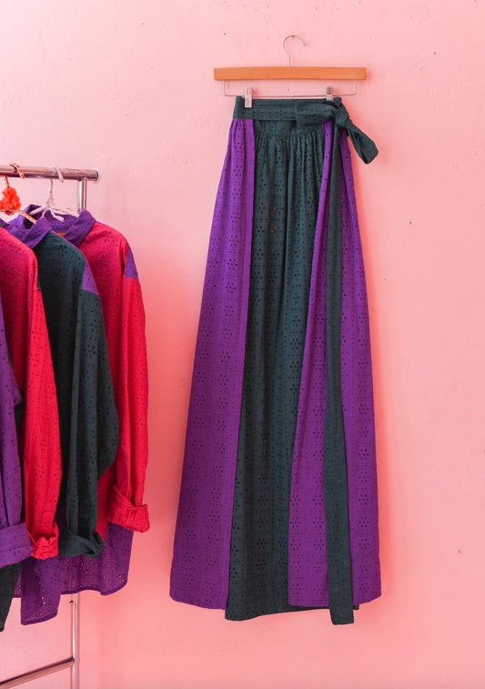 Adjustable Maxi Ball Skirt | Eyelet