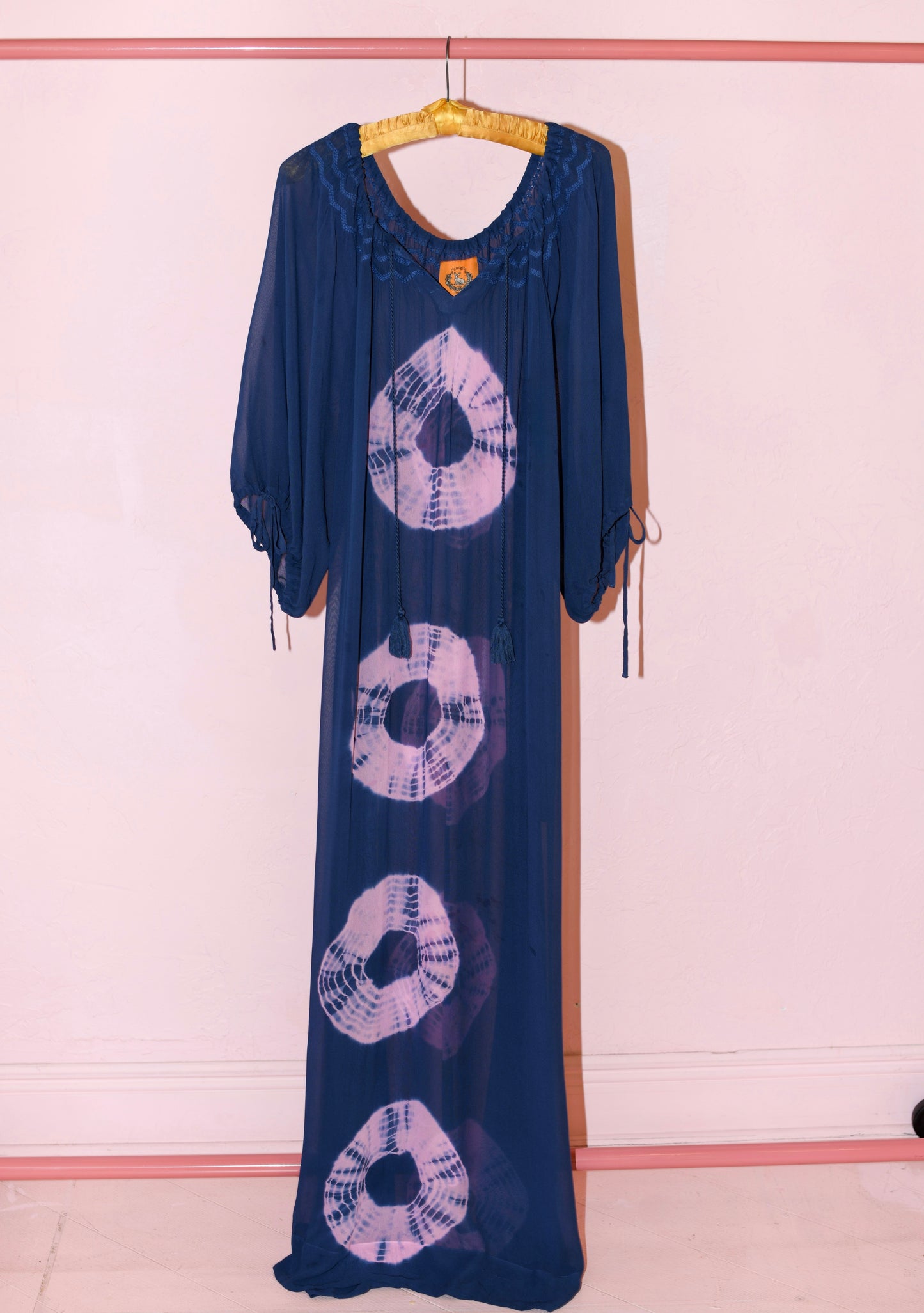 Short Sleeve Delray Maxi Dress | Viscose Georgette