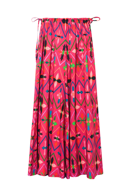 Exaggerated Wide Leg Esplanade Pant | Cotton Poplin