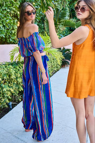 Bubble Pant | Silk Dupioni Coniglio Palm Beach