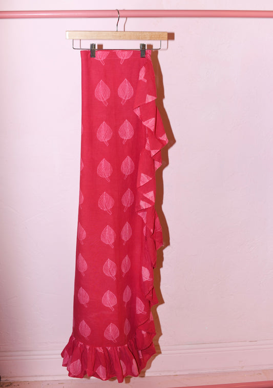 Ruffle Power Pareo™ | Cotton Voile Shibori