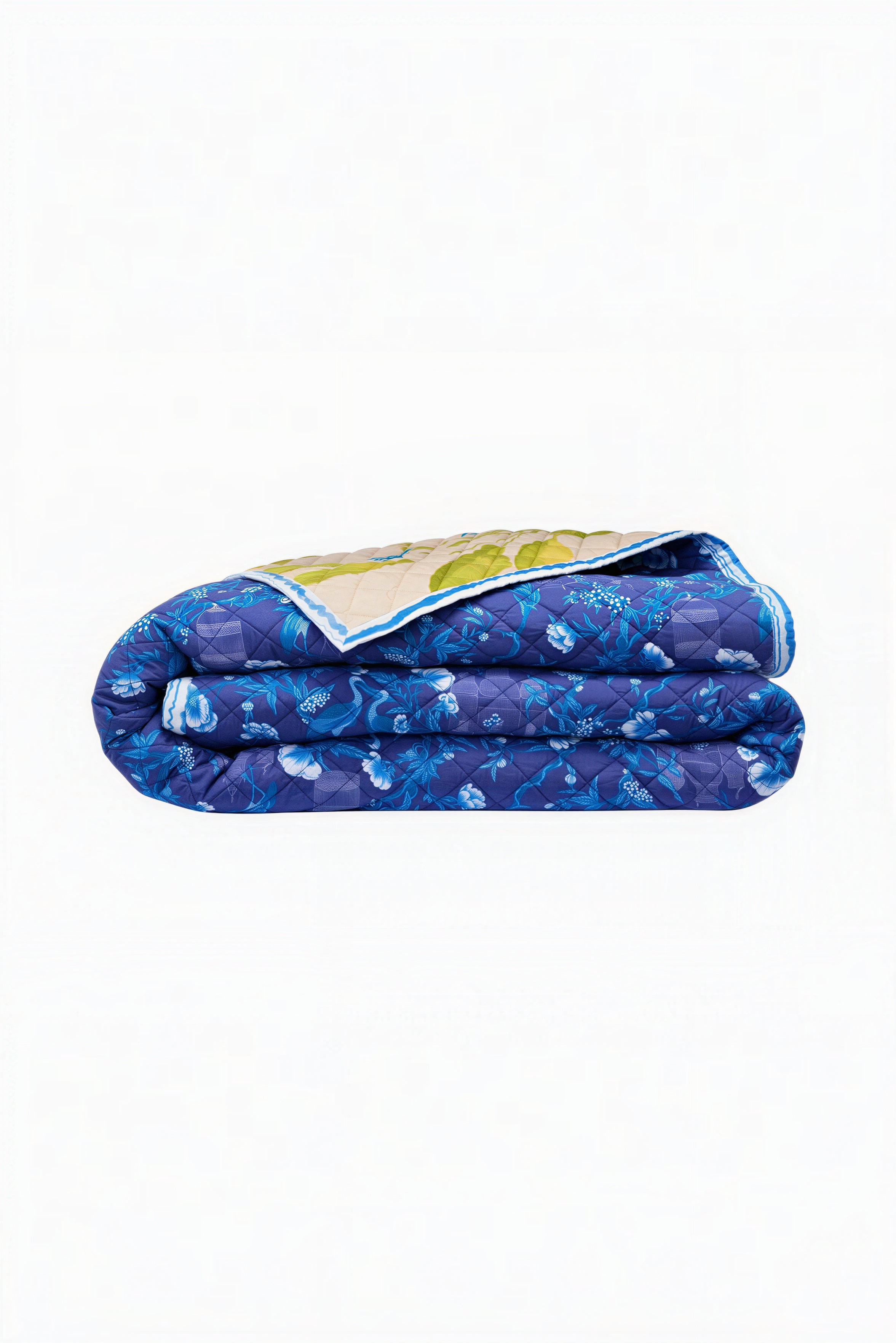 Queen Reversible Quilt | Cotton Percale - Coniglio Palm Beach
