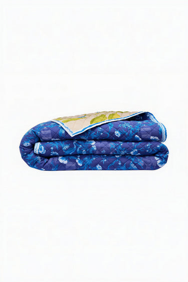 Queen Reversible Quilt | Cotton Percale Coniglio Palm Beach