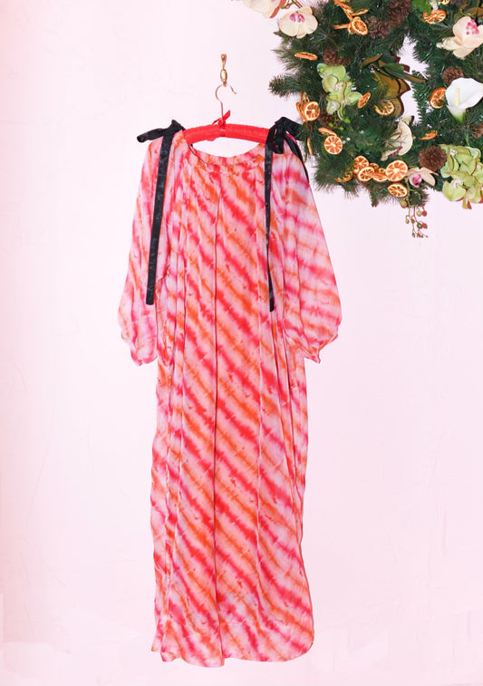 Dolman Maxi Dress | Organza
