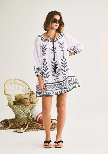 Delray Mini Dress | Linen Coniglio Palm Beach