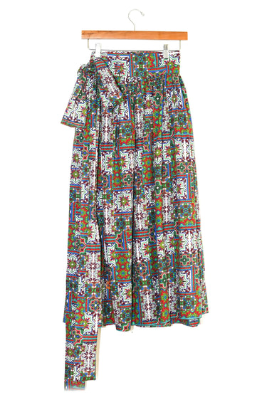 Adjustable Midi Ball Skirt | Cotton Poplin Coniglio Palm Beach