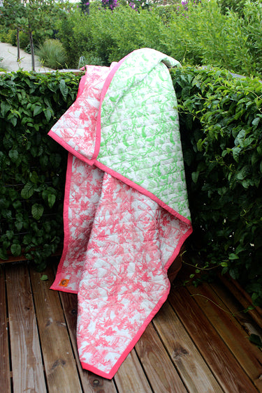 Queen Reversible Quilt | Cotton Percale
