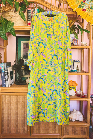 Gail Midi Dress | Silk Habotai Coniglio Palm Beach