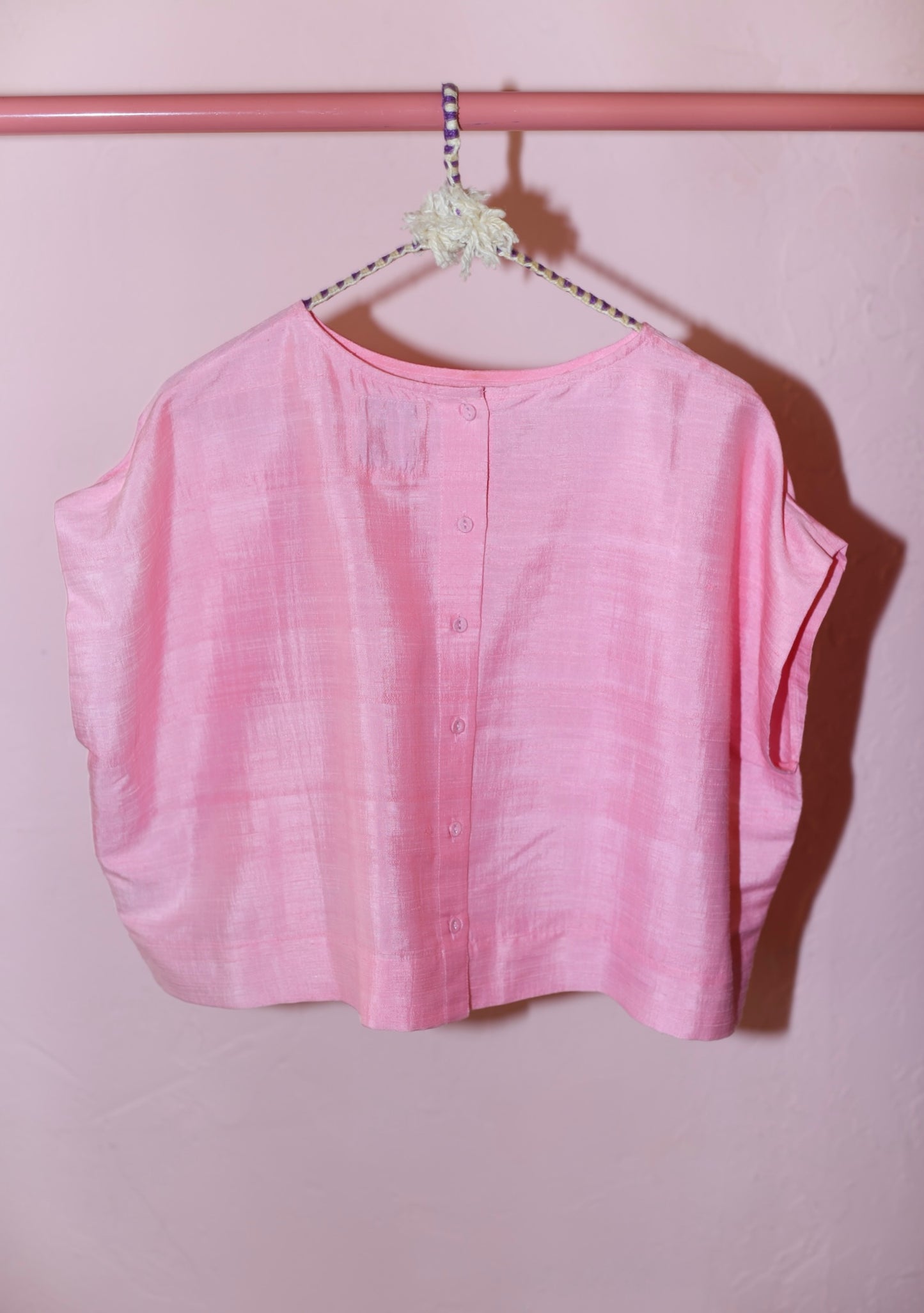 Eve Crop Top | Silk Dupioni