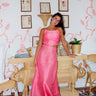 Monroe Adjustable Maxi Bustle Skirt | Silk Dupioni Coniglio Palm Beach