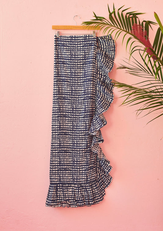 Ruffle Power Pareo™ | Silk Dupioni
