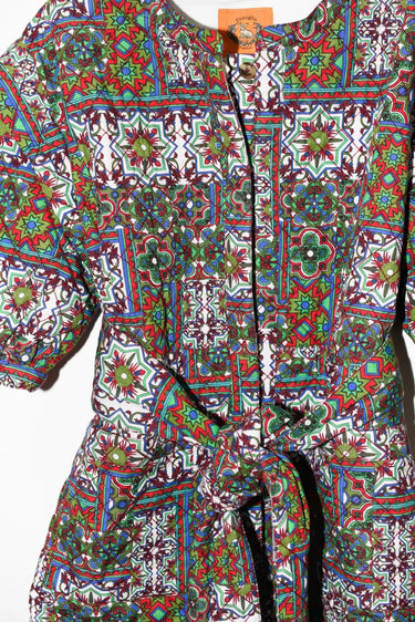 Quilted Short Sleeve Mini Dress Coniglio Palm Beach