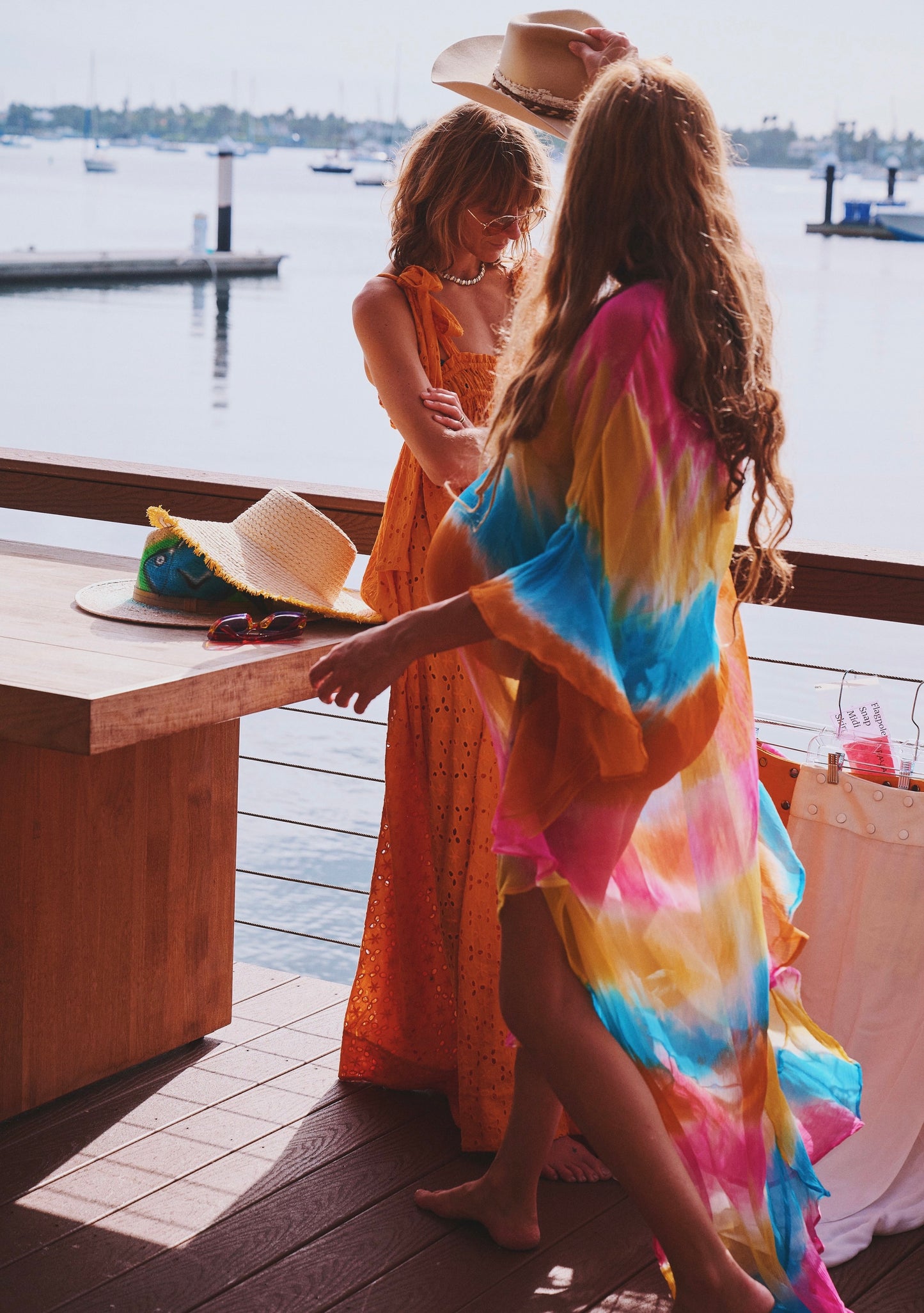 V Neck Ruffle Maxi Caftan | Viscose Chiffon