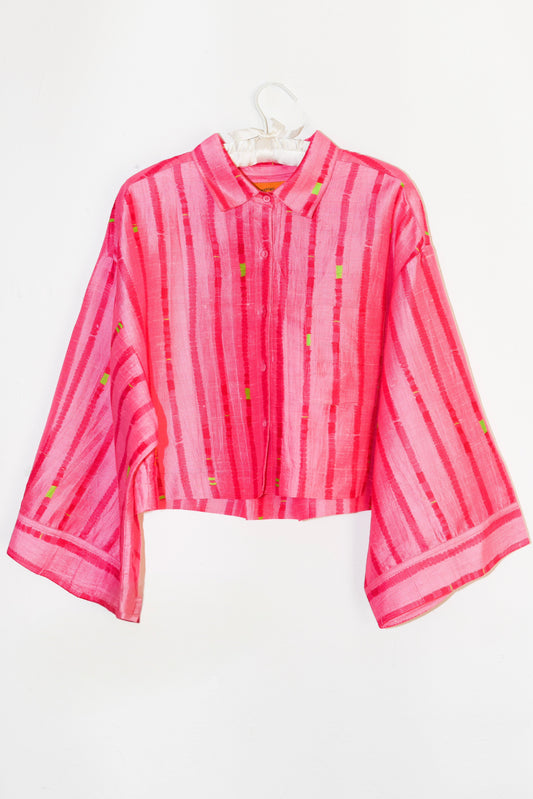 Everglades Crop Top | Silk Dupioni