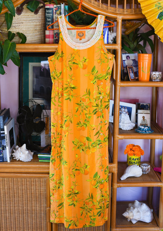 Palmo Midi Dress | Seersucker