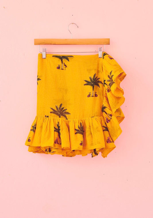 Mini Ruffle Power Pareo | Cotton Gauze