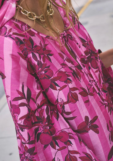 Gail Midi Dress | Silk Dupioni Coniglio Palm Beach