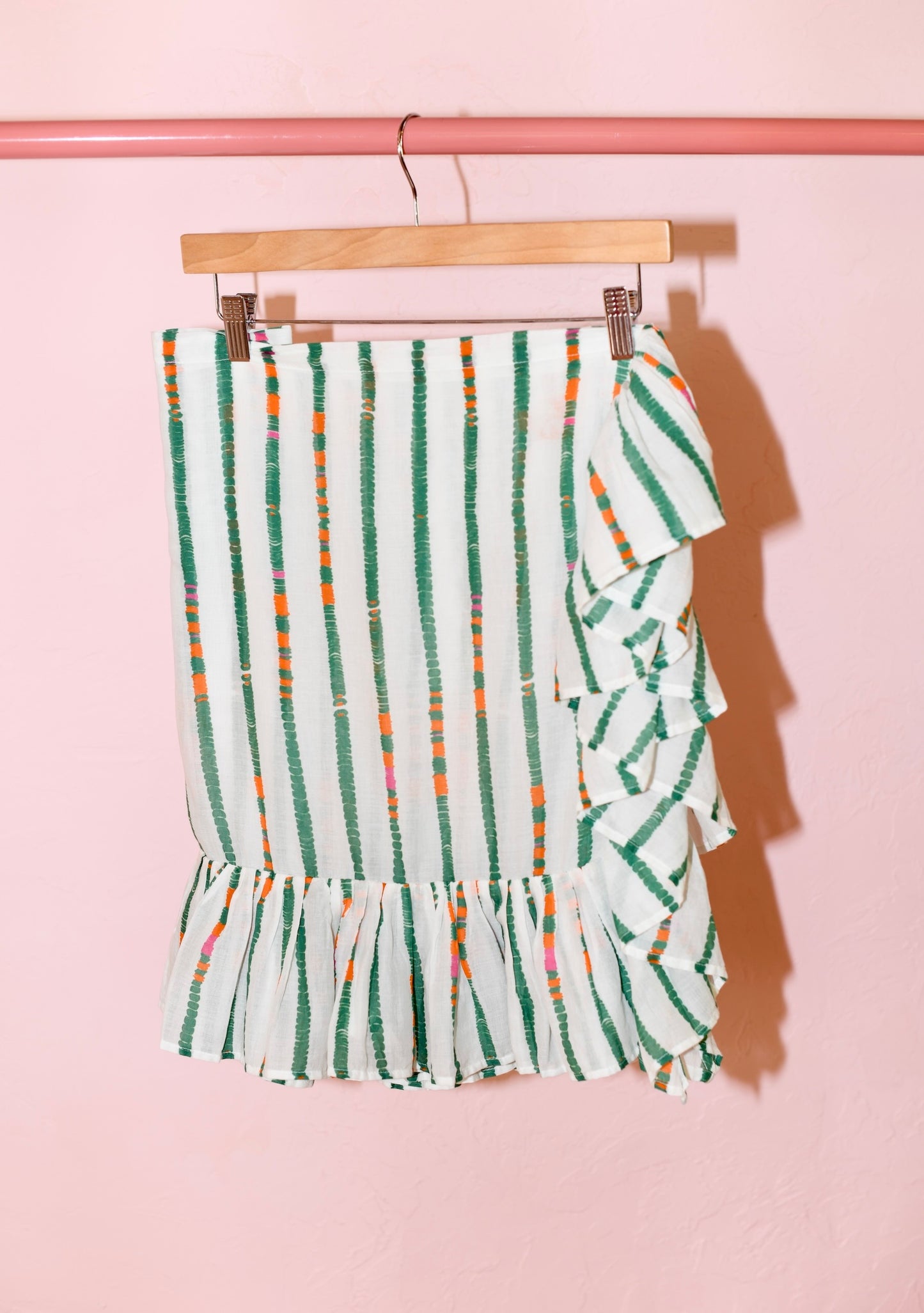 Mini Ruffle Power Pareo | Cotton Gauze