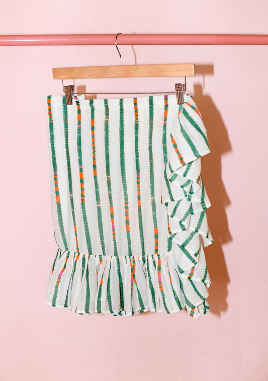 Mini Ruffle Power Pareo | Cotton Gauze