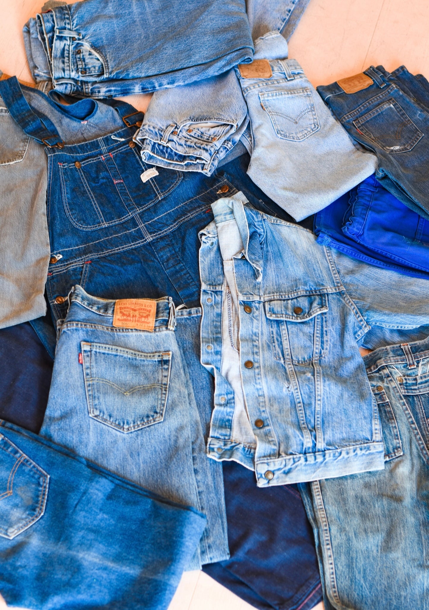 Vintage Classic Denim Jeans | Assorted