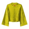 Everglades Crop Top | Silk Dupioni Coniglio Palm Beach