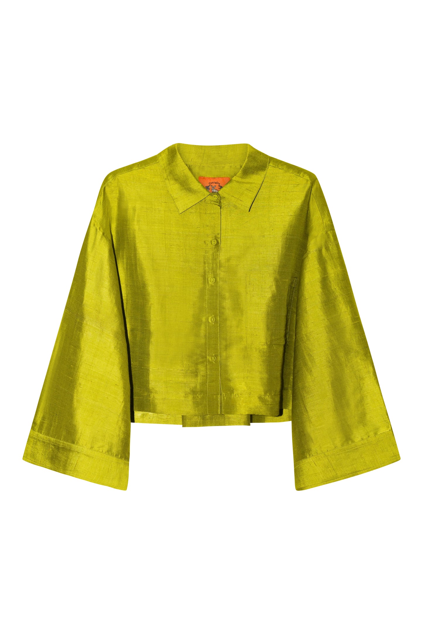 Everglades Crop Top | Silk Dupioni