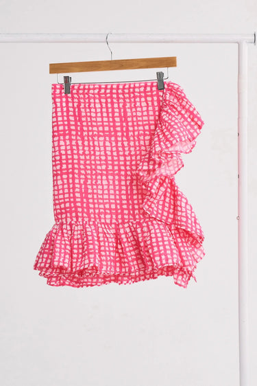 Mini Ruffle Power Pareo | Cotton Gauze Coniglio Palm Beach