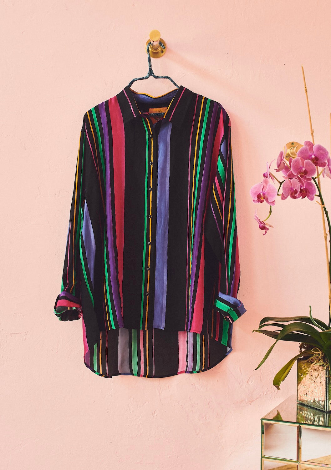 Classic Button Down | Silk Habotai