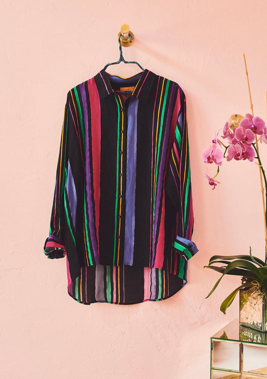 Classic Button Down | Silk Habotai