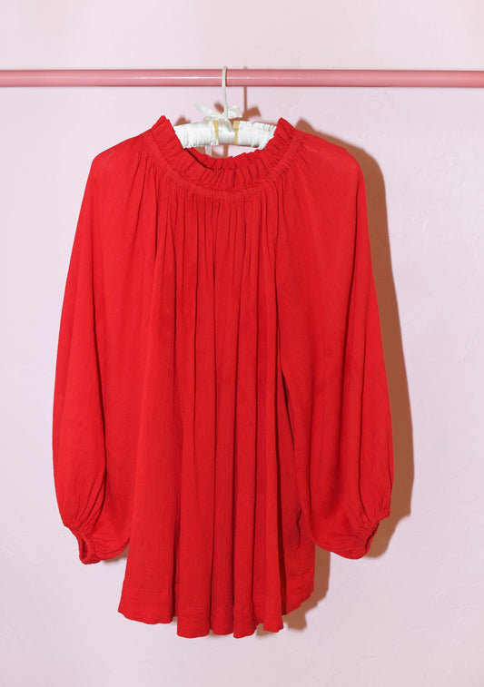 Worth Mini Dress | Crinkle Cotton