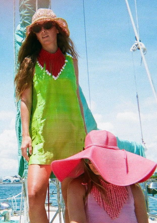 Palmo Mini Dress | Silk Dupioni