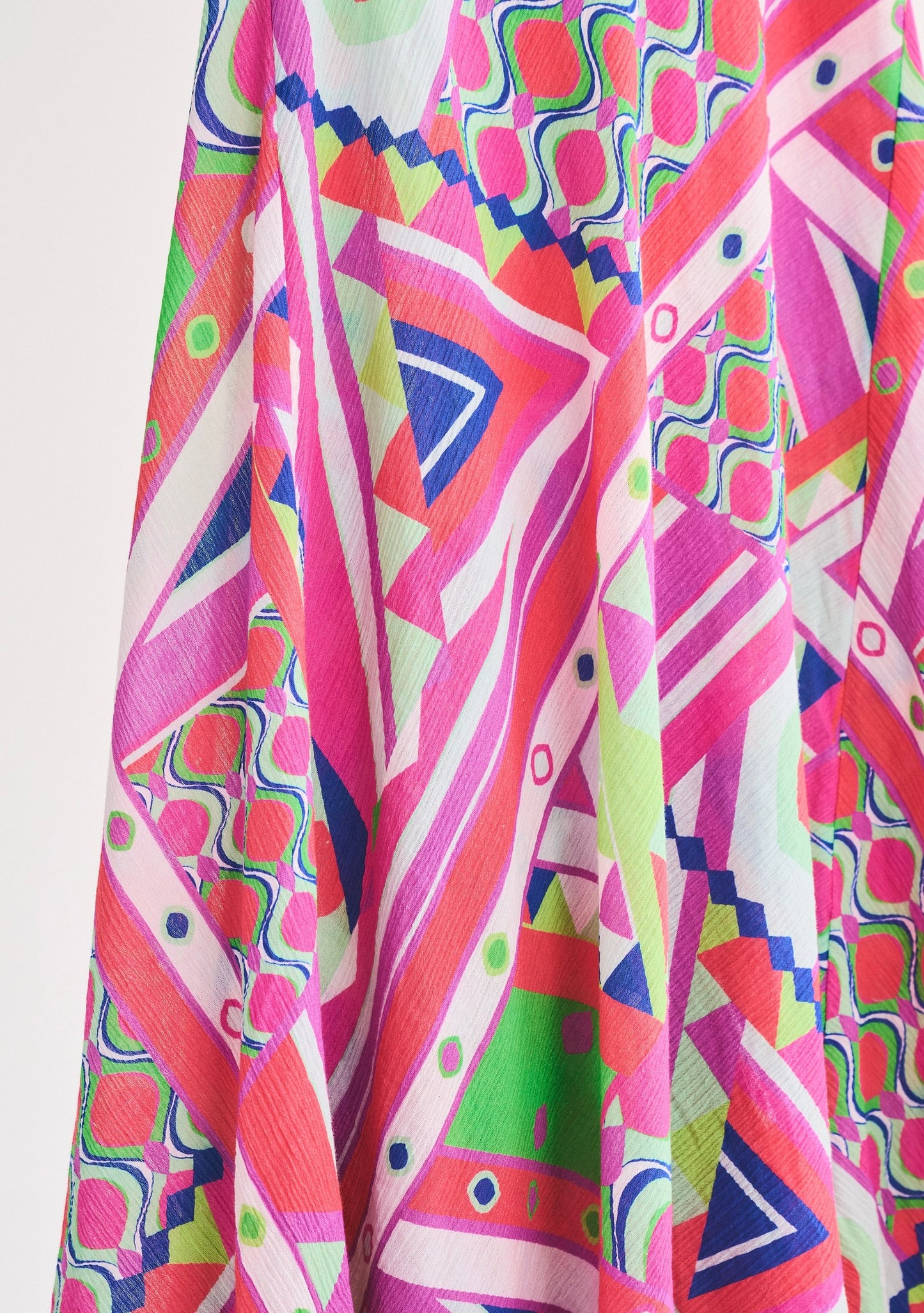 Adjustable Maxi Bustle Skirt | Crinkle Cotton