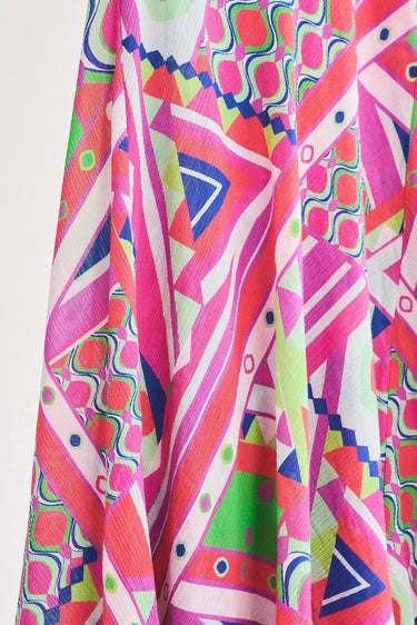 Adjustable Maxi Bustle Skirt | Crinkle Cotton Coniglio Palm Beach